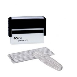 Штамп самонаборный Colop Printer 15-Set пластиковый 2 строки